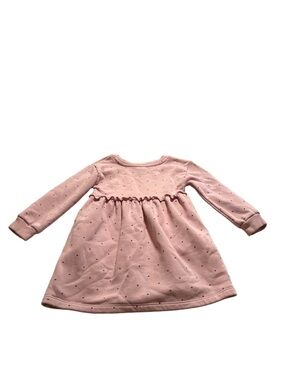 GAP Pink Heart Print Sweater Dress Size 3T